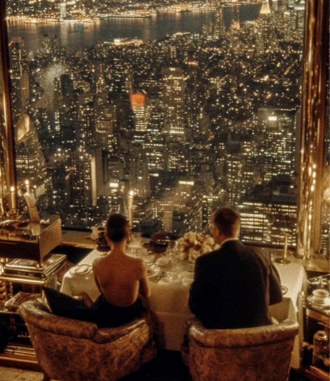 Low light. Cut crystal. Quiet conversations.