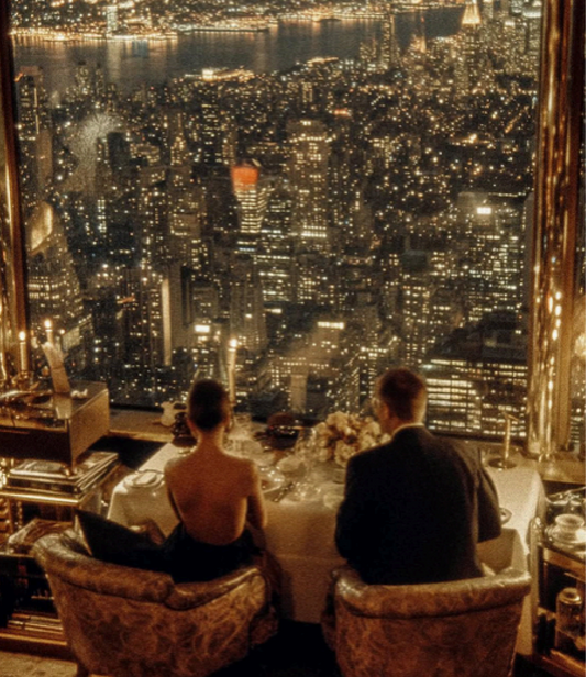 Low light. Cut crystal. Quiet conversations.