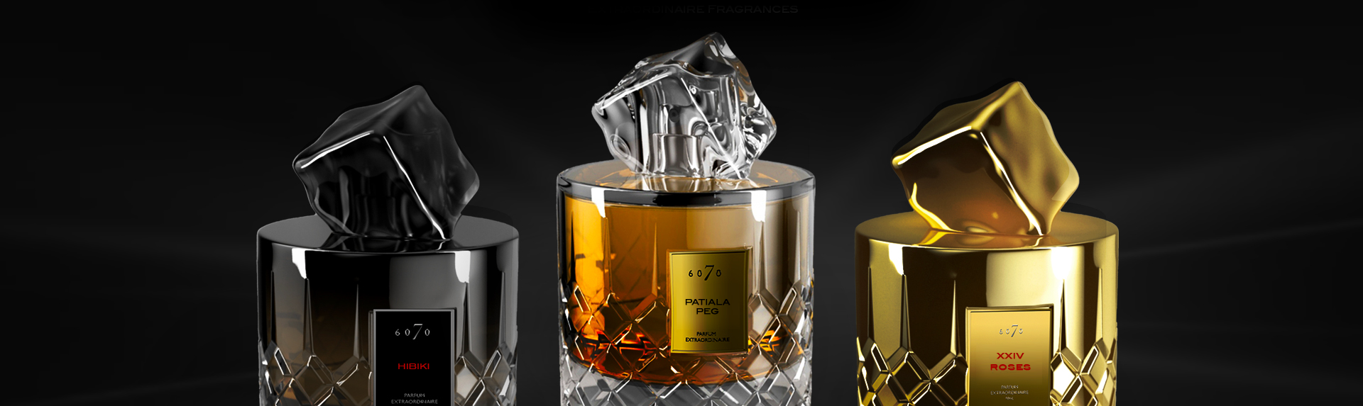 Sixty70 Whisky-Inspired Colognes - Patiala Peg, 1950 Irish Whisky, and Hibiki